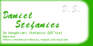 daniel stefanics business card